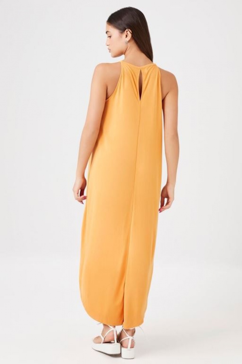 Vestido Forever 21 Dolphin Hem Maxi Mujer Marrones | SUzafhH2wkp