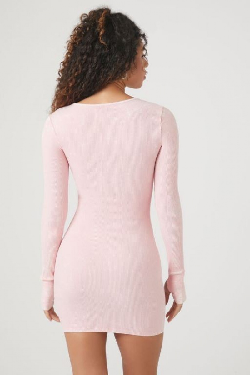 Vestido Forever 21 Mineral Wash Bodycon Mini Mujer Princess | c9zoEpQDBxK