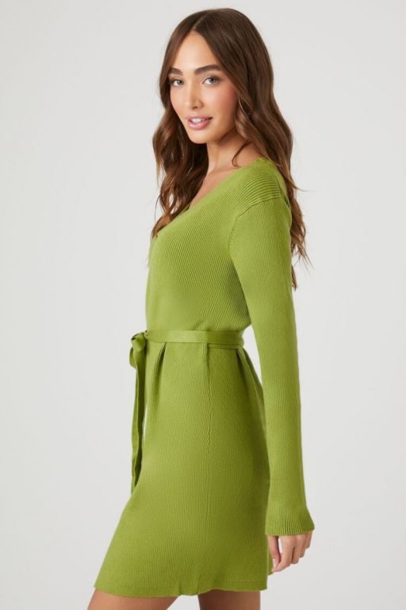 Vestido Forever 21 Mini Wrap Mujer Verde | rZlTxUEQFeI