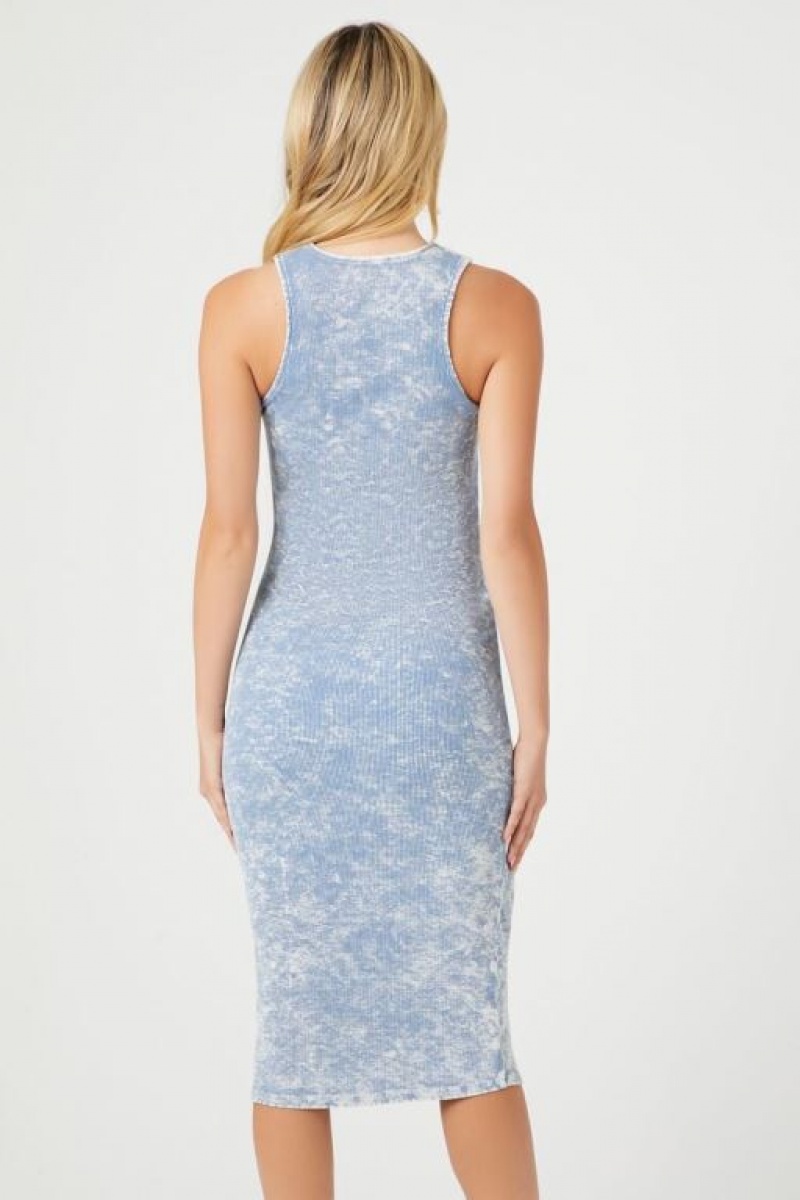 Vestido Forever 21 Rhinestone Midi Bodycon Tank Mujer Azules | wVtAWB2muua