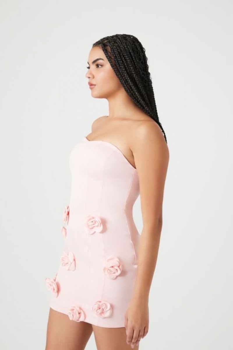 Vestido Forever 21 Satin Rosette Sweetheart Mini Mujer Princess | Gwg4zQeJdmR