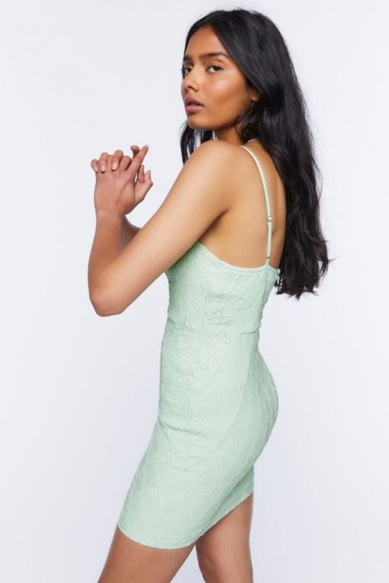 Vestido Forever 21 Sweetheart Bodycon Mini Mujer Verde Menta | oTkO6HTy7Bv