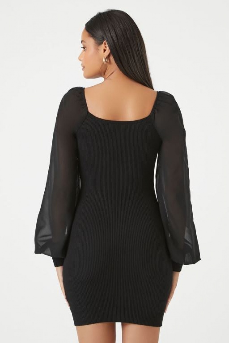 Vestido Forever 21 Sweetheart Mini Mujer Negras | i8lcqIZ9Zue