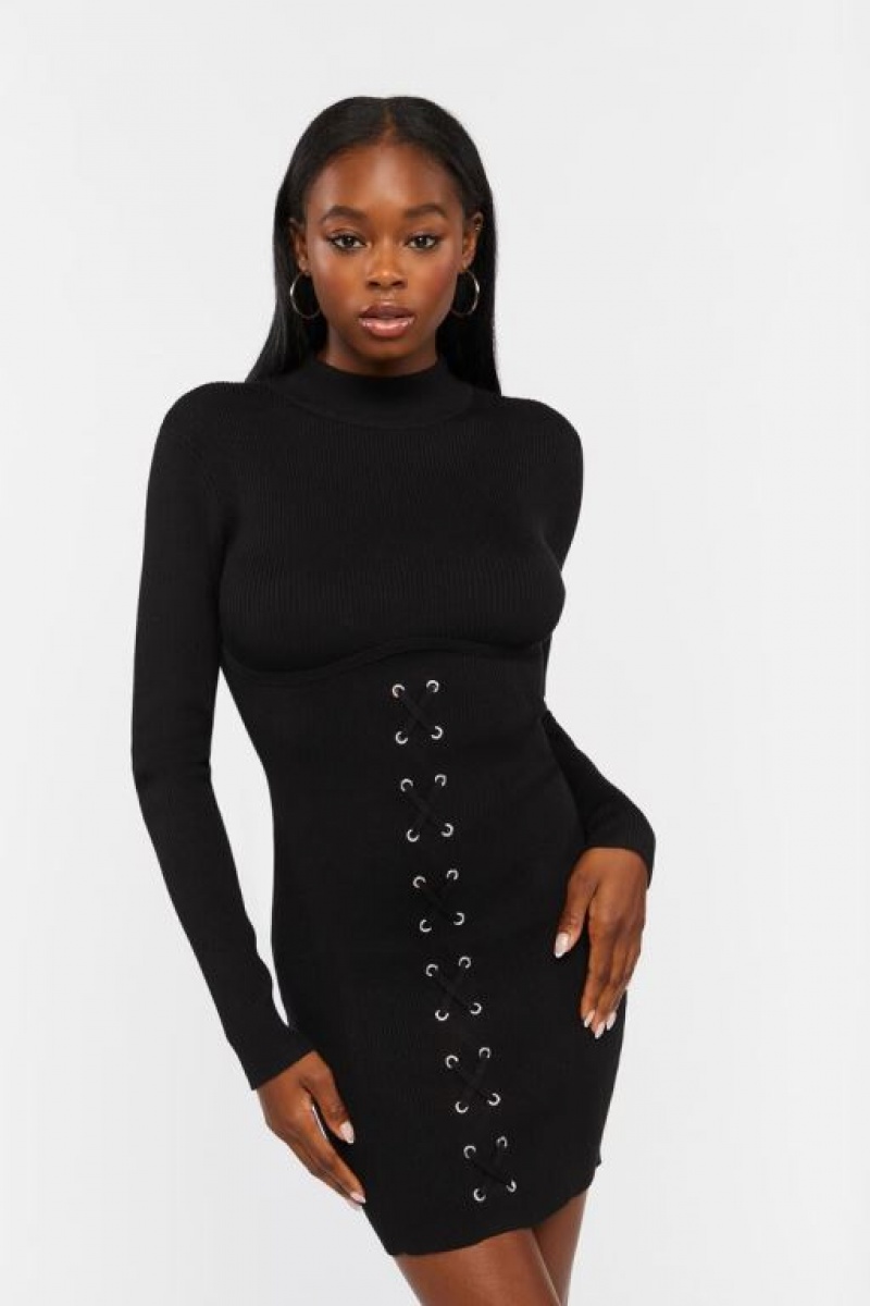 Vestido Forever 21 Underbust Bodycon Mini Mujer Negras | e5f1AamgMmk