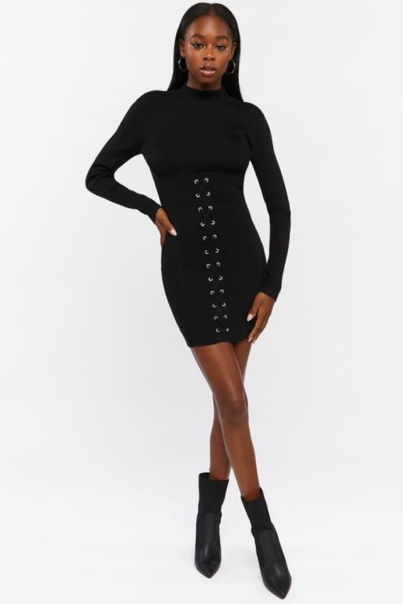 Vestido Forever 21 Underbust Bodycon Mini Mujer Negras | e5f1AamgMmk