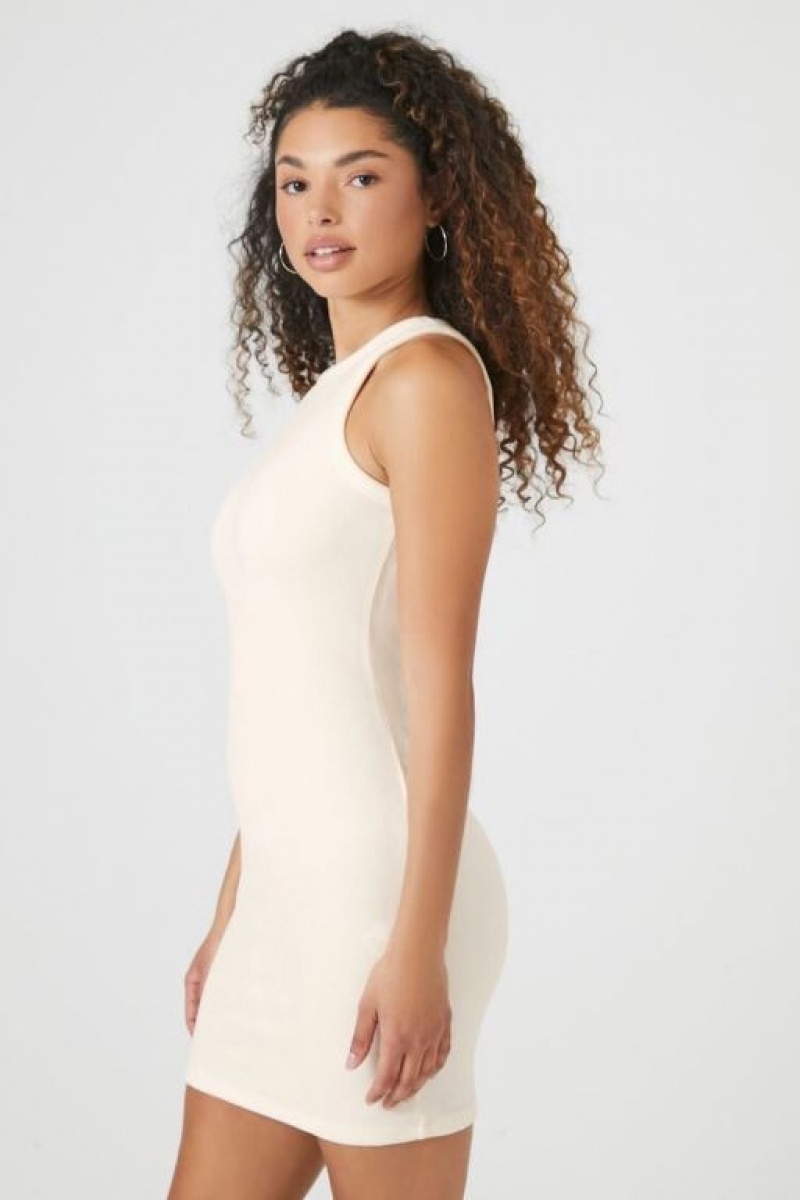 Vestido Forever 21 Velour Mini Tank Mujer Blancas | QSiua0F4hJ7