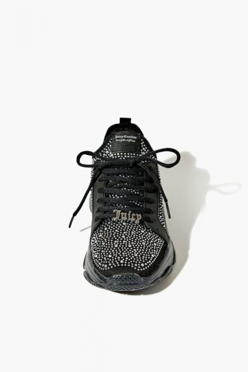 Zapatillas Forever 21 Juicy Couture Rhinestone Mujer Negras | HEDDKd4QlTL