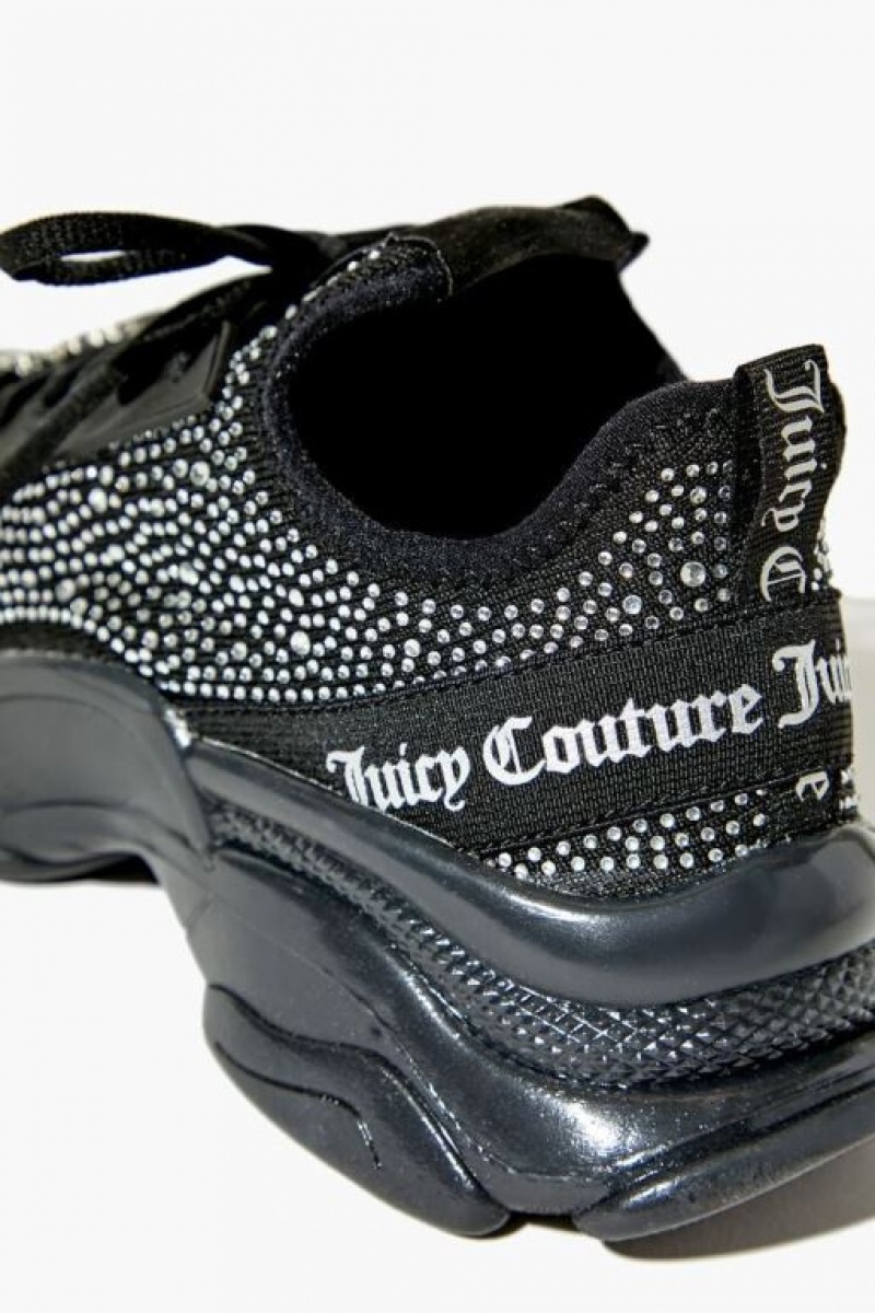 Zapatillas Forever 21 Juicy Couture Rhinestone Mujer Negras | HEDDKd4QlTL