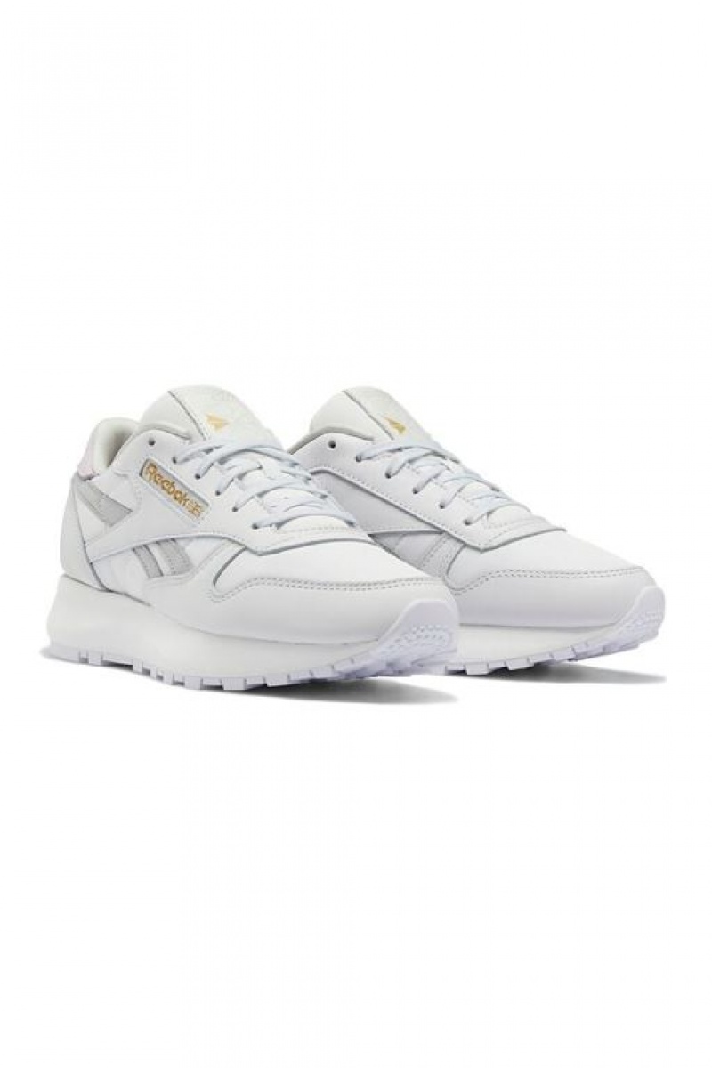 Zapatillas Forever 21 Reebok Classic Cuero Sp Shoes Mujer Blancas Gris | eMTGoIsXBIb