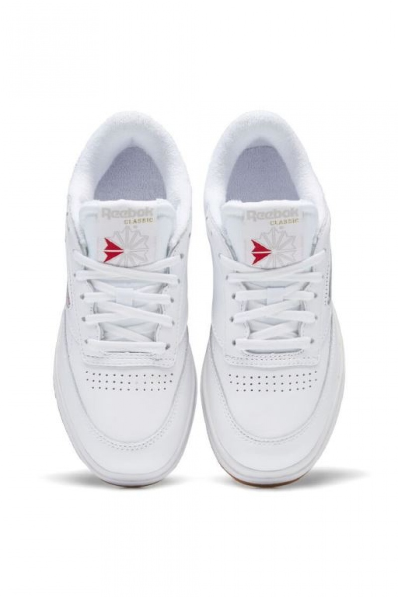 Zapatillas Forever 21 Reebok Club C Double Shoes Mujer Blancas | sOxBFs8YATO