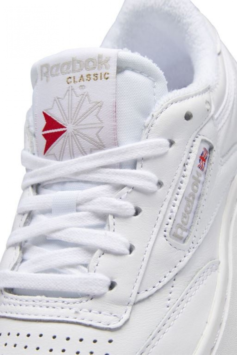 Zapatillas Forever 21 Reebok Club C Double Shoes Mujer Blancas | sOxBFs8YATO