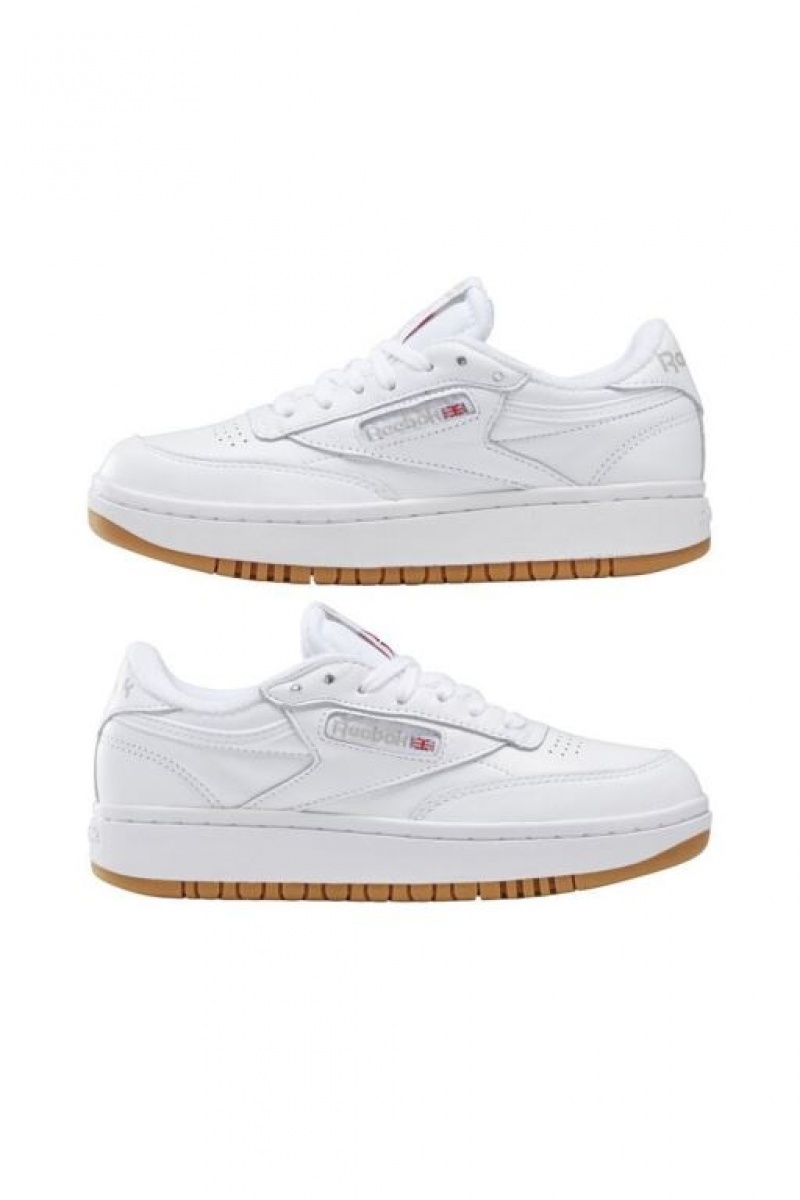 Zapatillas Forever 21 Reebok Club C Double Shoes Mujer Blancas | sOxBFs8YATO