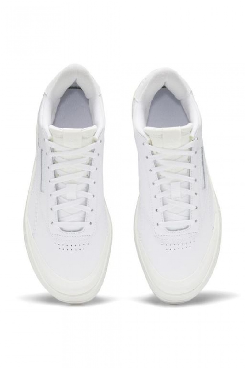 Zapatillas Forever 21 Reebok Club C Double Geo Shoes Mujer Blancas | ADUWTHiBHhF