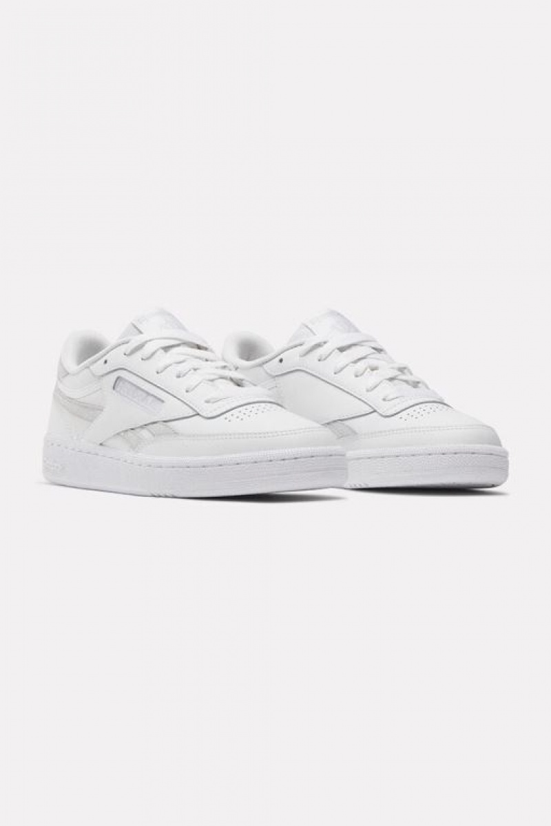 Zapatillas Forever 21 Reebok Club C Revenge Shoes Mujer Blancas Gris | l6dfGqWKw2M