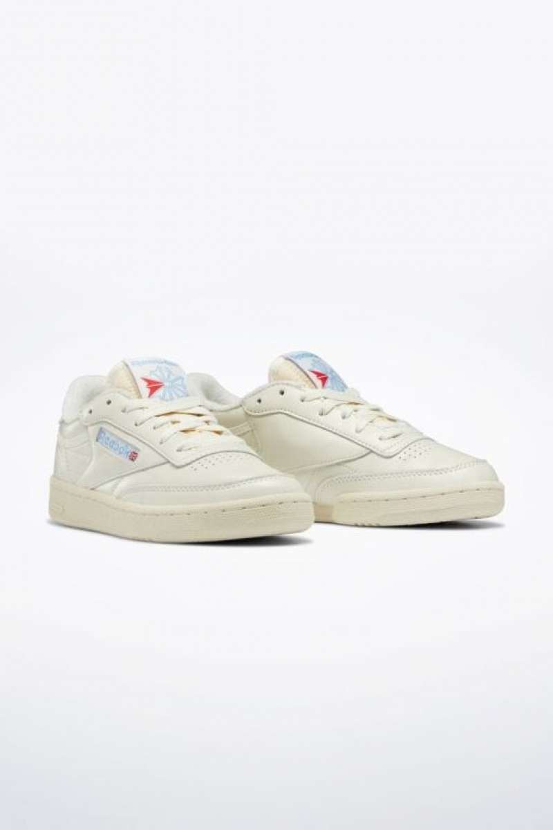 Zapatillas Forever 21 Reebok Club C Vintage Shoes Mujer Blancas | 28ItIQ3nMEk