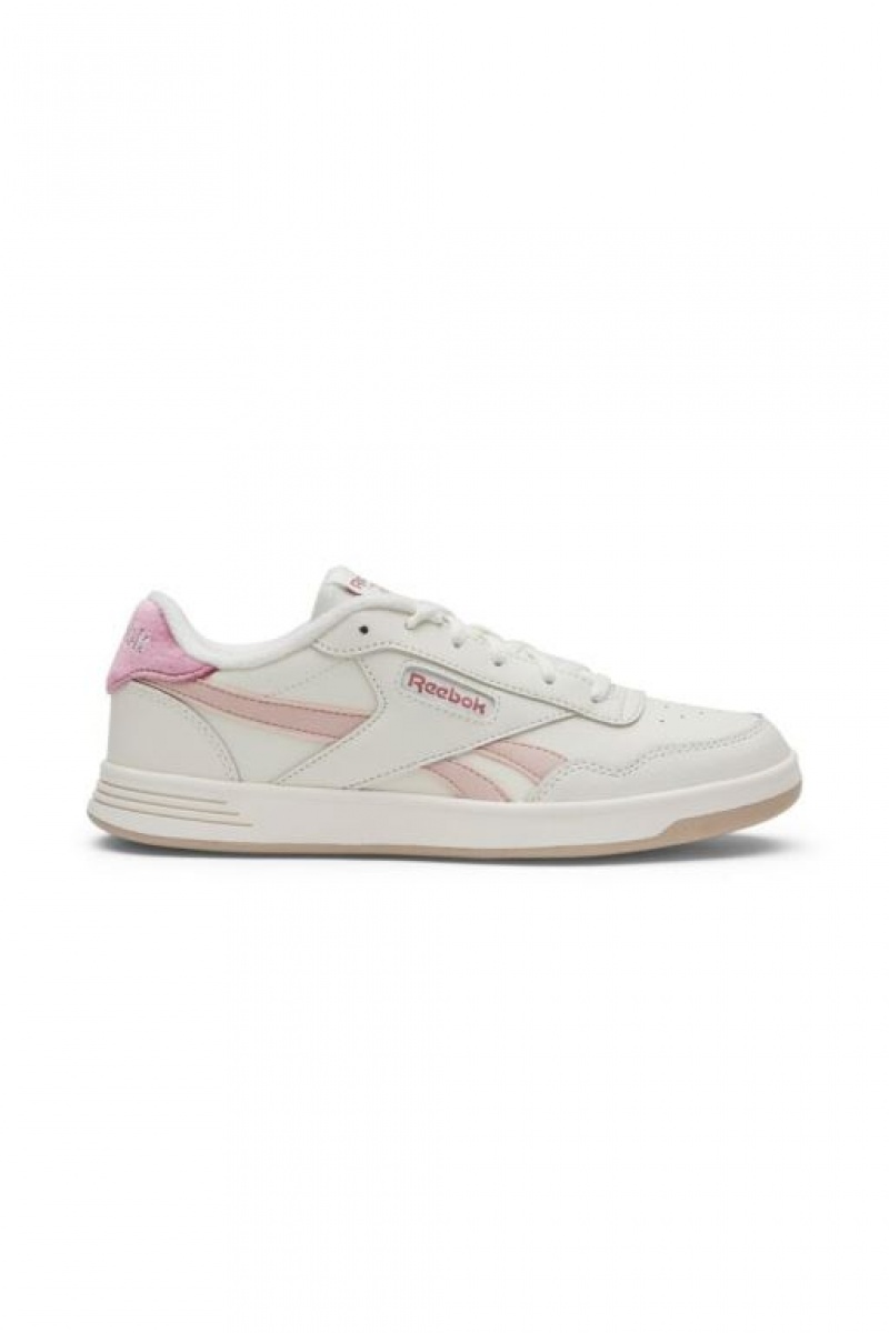 Zapatillas Forever 21 Reebok Court Advance Shoes Mujer Blancas Rosas | pNRFEO8b32C