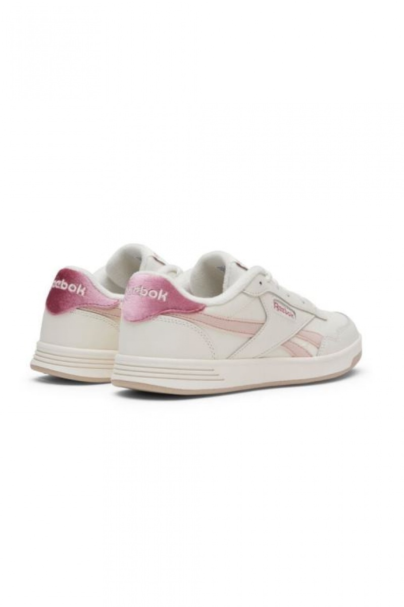 Zapatillas Forever 21 Reebok Court Advance Shoes Mujer Blancas Rosas | pNRFEO8b32C