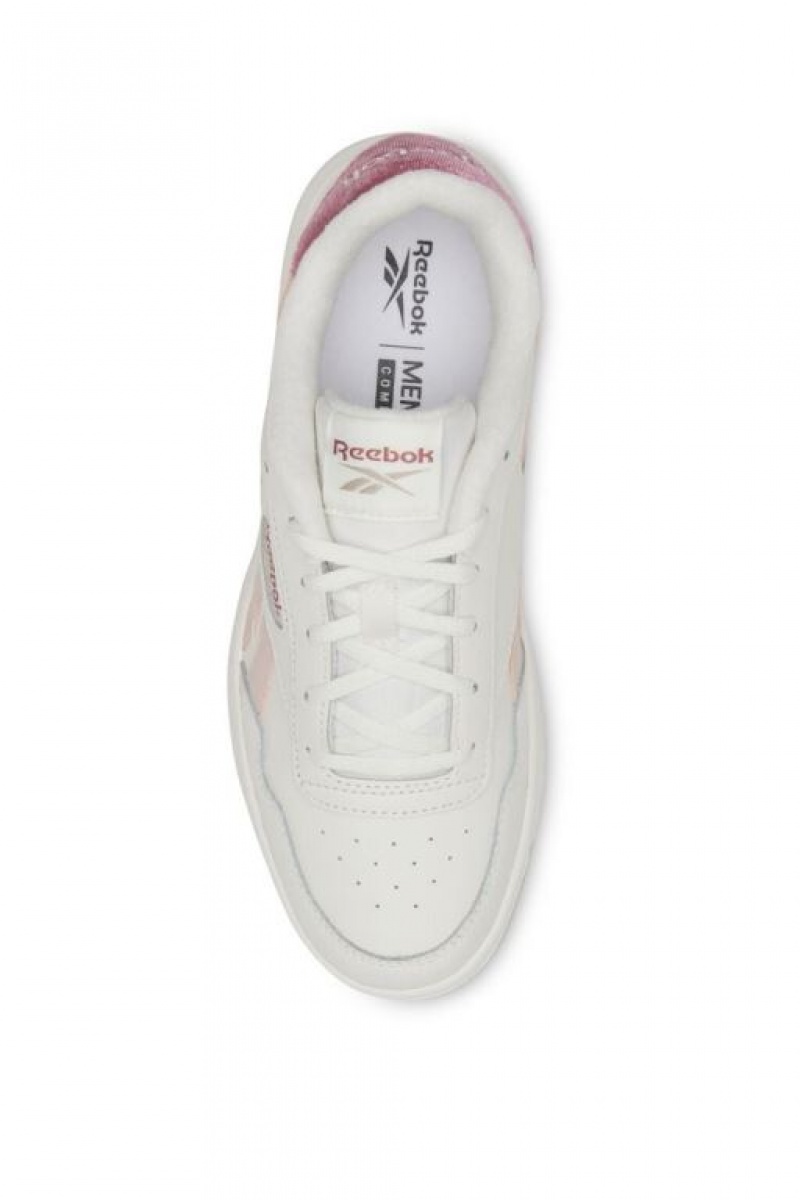 Zapatillas Forever 21 Reebok Court Advance Shoes Mujer Blancas Rosas | pNRFEO8b32C