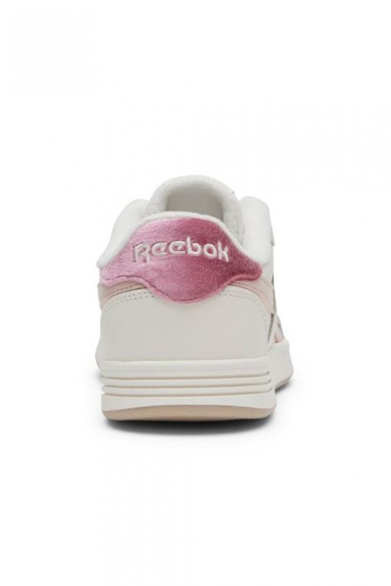 Zapatillas Forever 21 Reebok Court Advance Shoes Mujer Blancas Rosas | pNRFEO8b32C