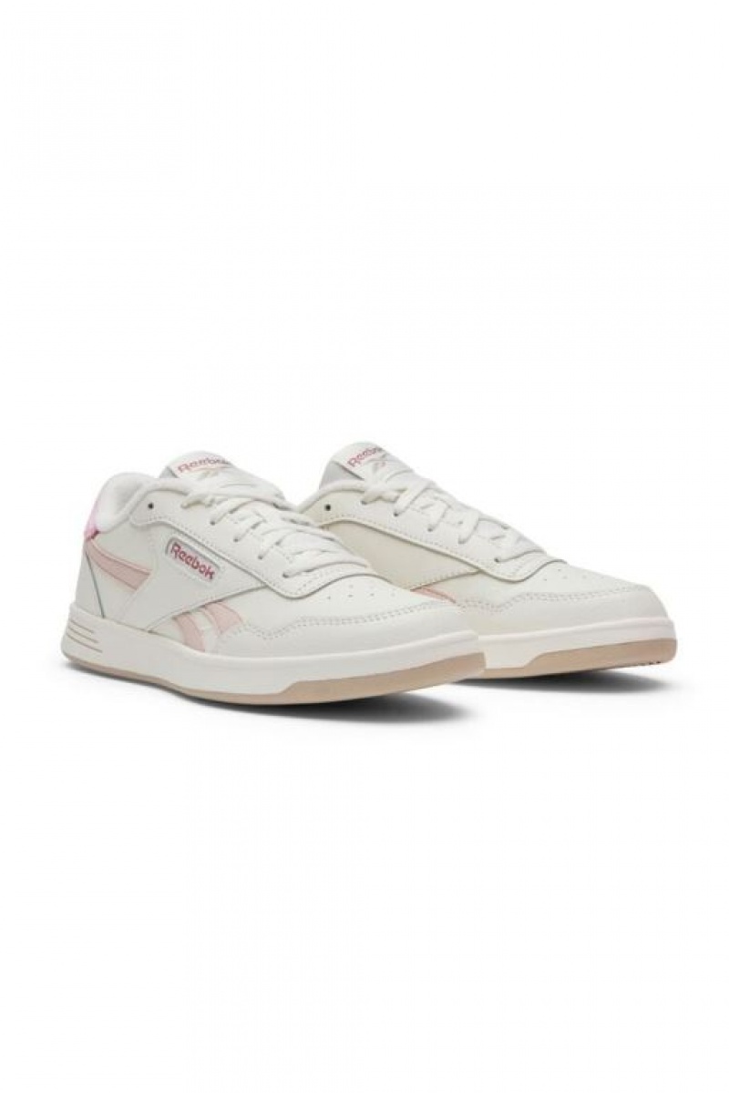 Zapatillas Forever 21 Reebok Court Advance Shoes Mujer Blancas Rosas | pNRFEO8b32C